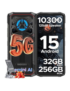 DOOGEE Blade 20 Play 5G Teléfono Resistente 32GB+256GB Rojo