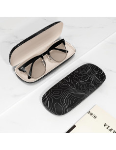 Estuche para Gafas ZAXMEY Duro Universal con Paño Limpieza 2