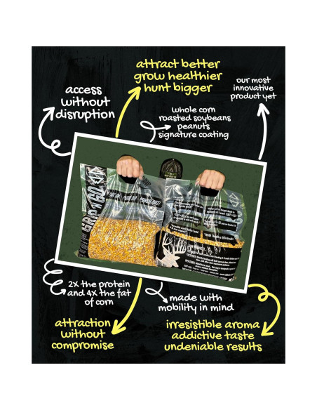 Atractivo para ciervos Grip 'N Go 3.63 kg - Nutrición y Sabor