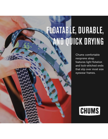 Correa Flotante Chums de Neopreno para Gafas de Sol
