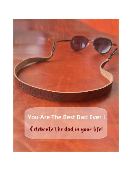 Correa de Gafas de Cuero Hecha a Mano para Hombres y Mujeres