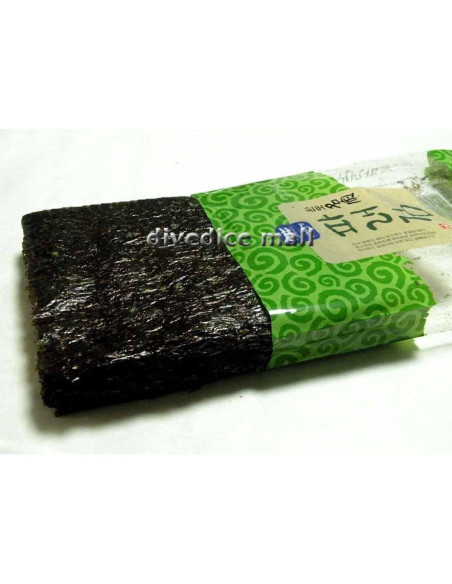100 Hojas Alga Kelp Seco Nori Crudo Wando Myungga 190g