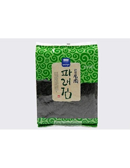 100 Hojas Alga Kelp Seco Nori Crudo Wando Myungga 190g