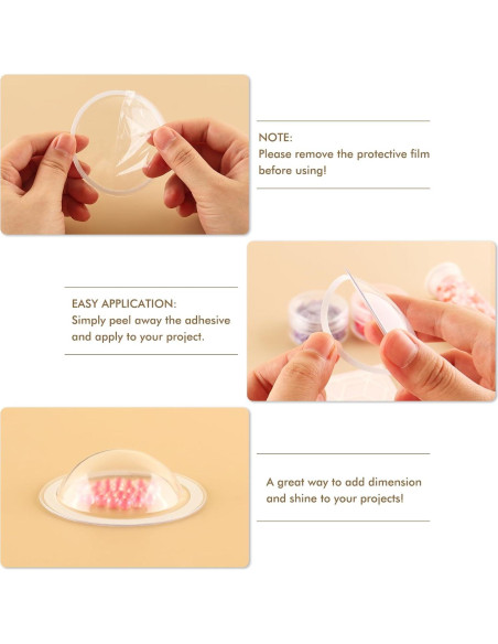 Cubiertas Shaker Transparentes 3D Briartw 20 Pcs 8.89 cm