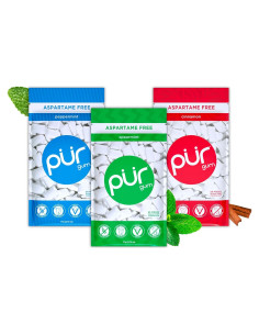 Chicle Sin Azúcar PUR | Variedad 55 Piezas | Sin Aspartame