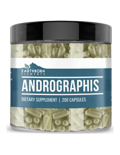 Cápsulas de Andrographis Paniculata Elementos de la Tierra 200