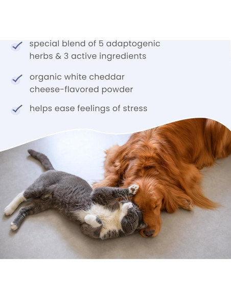 Bark & Whiskers Suplemento Antiestrés para Perros y Gatos 36.8 g