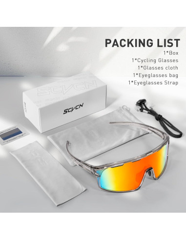 Gafas de Ciclismo SCVCN DZ-S145 Lentes Polarizadas UV400