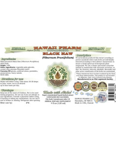 Extracto Líquido Sin Alcohol Black Haw 473 ml - Hawaii Pharm 2