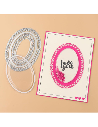 Cubiertas Shaker Transparentes 3D Briartw 20 Pcs 8.89 cm