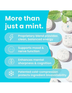 Mentas Energéticas Neuro Sin Azúcar 90 ct - 80mg Cafeína 2