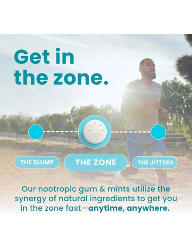 Mentas Energéticas Neuro Sin Azúcar 90 ct - 80mg Cafeína