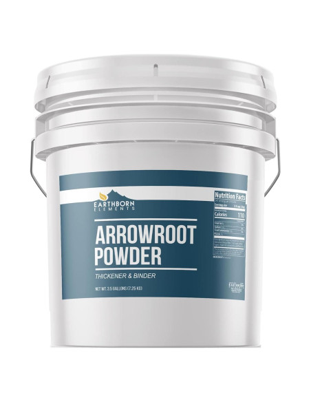 Polvo de Arrurruz Earthborn Elements 7267 g, Espesante Natural