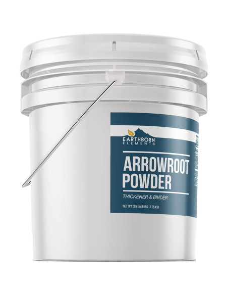 Polvo de Arrurruz Earthborn Elements 7267 g, Espesante Natural