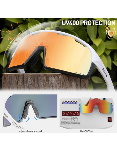 Gafas de Ciclismo SCVCN DZ-S145 Polarizadas UV400