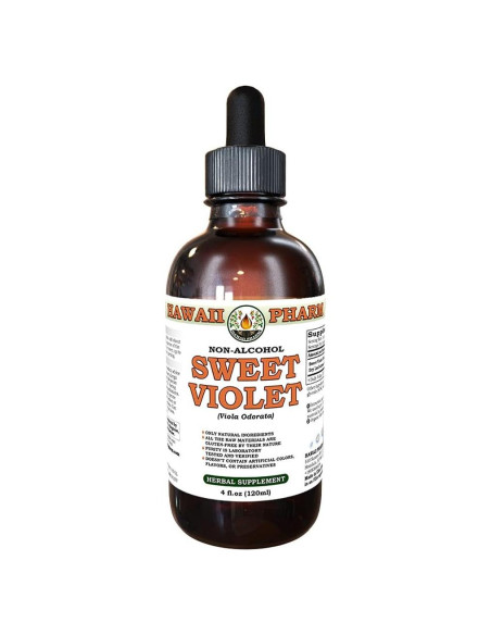 Extracto Líquido Sin Alcohol de Violeta Dulce Hawaii Pharm 118 ml