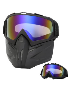 Gafas de Motocicleta Marca X - Lentes Curvadas 180