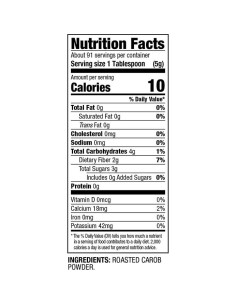 Polvo de Algarrobo Chatfield 907g - Sin Cafeína, Vegano, Sin Gluten 2