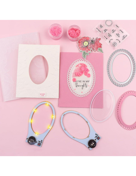 Cubiertas Shaker Transparentes 3D Briartw 20 Pcs 8.89 cm