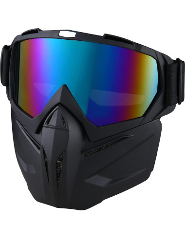 Gafas de Motocicleta Marca X - Lentes Curvadas 180