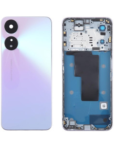 Cubierta Trasera con Marco Medio para OPPO A78 - Púrpura 2