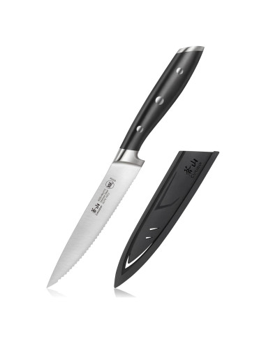 Cuchillo de Utilidad Serrado Cangshan ALPS 502759 12.7 cm Negro