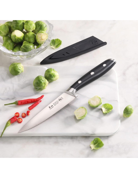 Cuchillo de Utilidad Serrado Cangshan ALPS 502759 12.7 cm Negro