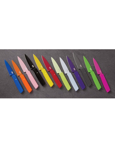 Cuchillo de Pelar Kuhn Rikon COLORI 10.16 cm Negro