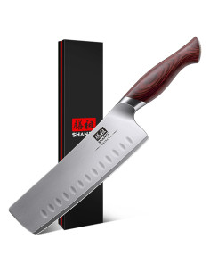 Cuchillo Nakiri 17.78 cm SHAN ZU Acero Inoxidable Japonés