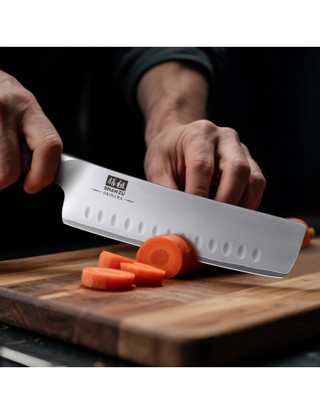 Cuchillo Nakiri 17.78 cm SHAN ZU Acero Inoxidable Japonés
