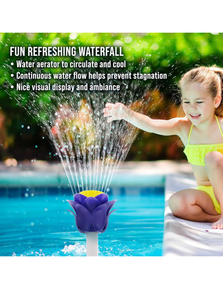 Fuente de Agua en Flor U.S. Pool Supply - Ajustable 4.27m