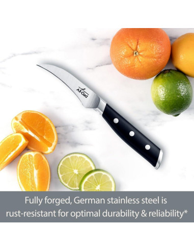 Cuchillo de Pelar Curvado All-Clad 3.5" Acero Inoxidable