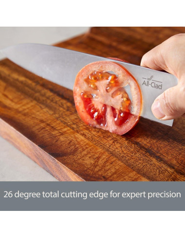 Cuchillo de Pelar Curvado All-Clad 3.5" Acero Inoxidable