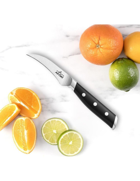 Cuchillo de Pelar Curvado All-Clad 3.5" Acero Inoxidable