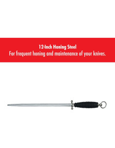 Acero de Afilar ZWILLING 30.48 cm Acero Inoxidable Extra Fino 2