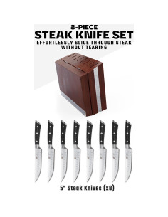 Conjunto de Cuchillos para Carne Dalstrong GS-8Pc - 8 Piezas - Acero Alemán 2