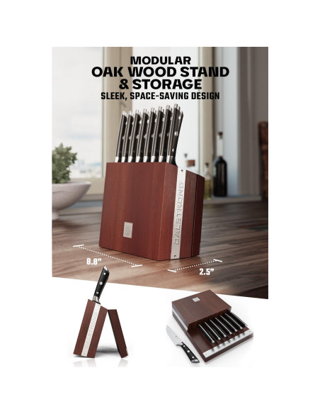 Conjunto de Cuchillos para Carne Dalstrong GS-8Pc - 8 Piezas - Acero Alemán