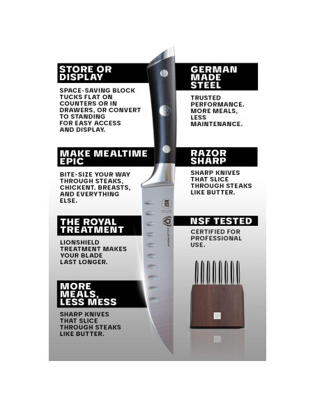 Conjunto de Cuchillos para Carne Dalstrong GS-8Pc - 8 Piezas - Acero Alemán