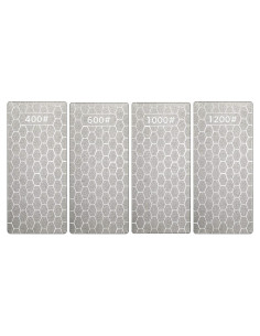 Piedra de Afilar de Diamante Honoson 4 Piezas 15x6.3cm 400/600/1000/1200 Grit