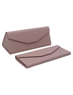 Estuche de Gafas Real Sic Beige - Duro y Plegable 16x7 cm