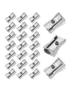 24 Sacapuntas Manuales Metálicos Xthrotsenk Un Solo Orificio