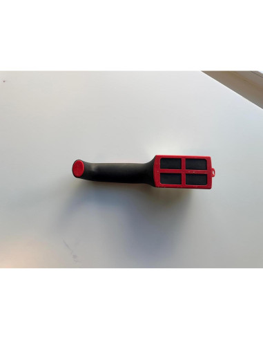 Afilador de Cuchillos Eloa360 - Manual 3 Etapas, Negro/Rojo