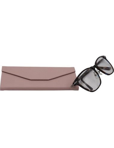 Estuche de Gafas Real Sic Beige - Duro y Plegable 16x7 cm