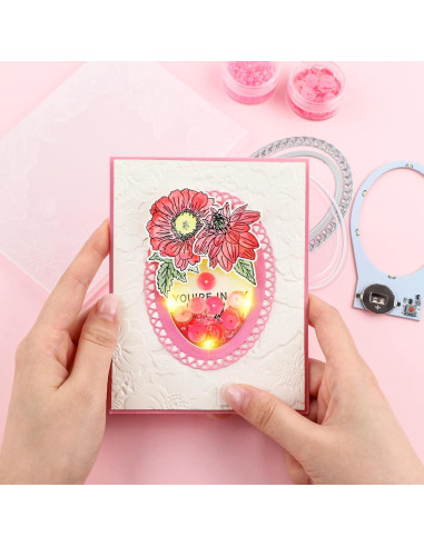 Cubiertas Shaker Transparentes 3D Briartw 20 Pcs 8.89 cm