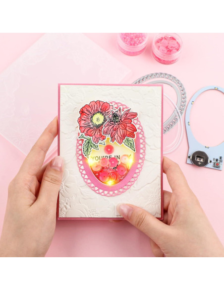 Cubiertas Shaker Transparentes 3D Briartw 20 Pcs 8.89 cm