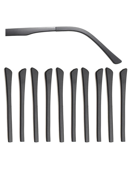 5 Pares Puntas Silicona Antideslizantes Gafas KECHIO Negro 5 Pares Puntas Silicona Antideslizantes Gafas KECHIO Negro