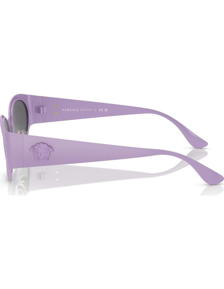 Gafas de sol Versace Mujer Marco Negro Lentes Grises 56mm