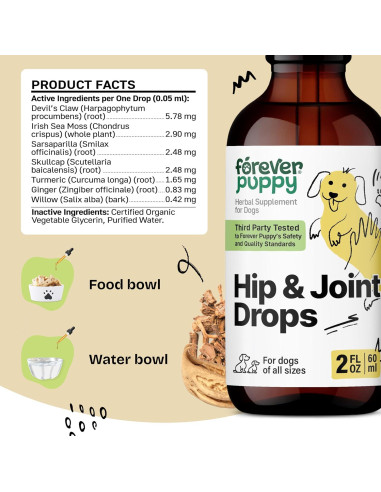 Gotas para Caderas y Articulaciones Forever Puppy 59 ml