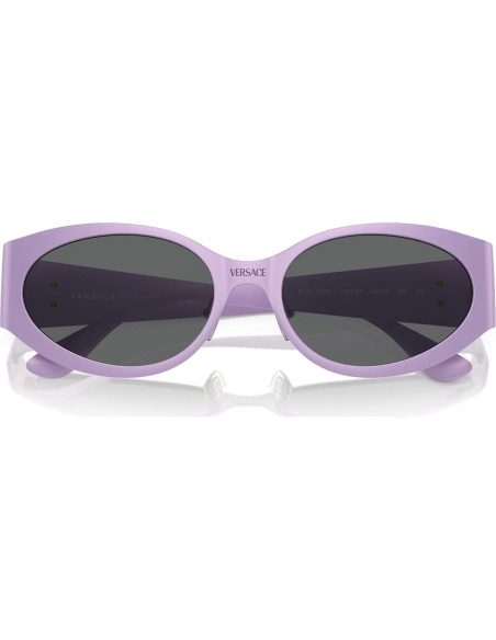 Gafas de sol Versace Mujer Marco Negro Lentes Grises 56mm