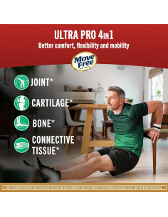 Move Free Ultra Pro Soporte Articular 120 Tabletas Colágeno II 2